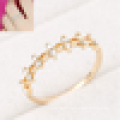2015 оптовая Элегантный палец золото / серебро обручальное кольцо